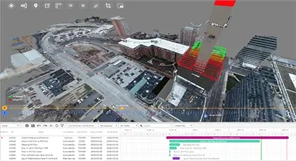 Reconstructのサービスの画面イメージ